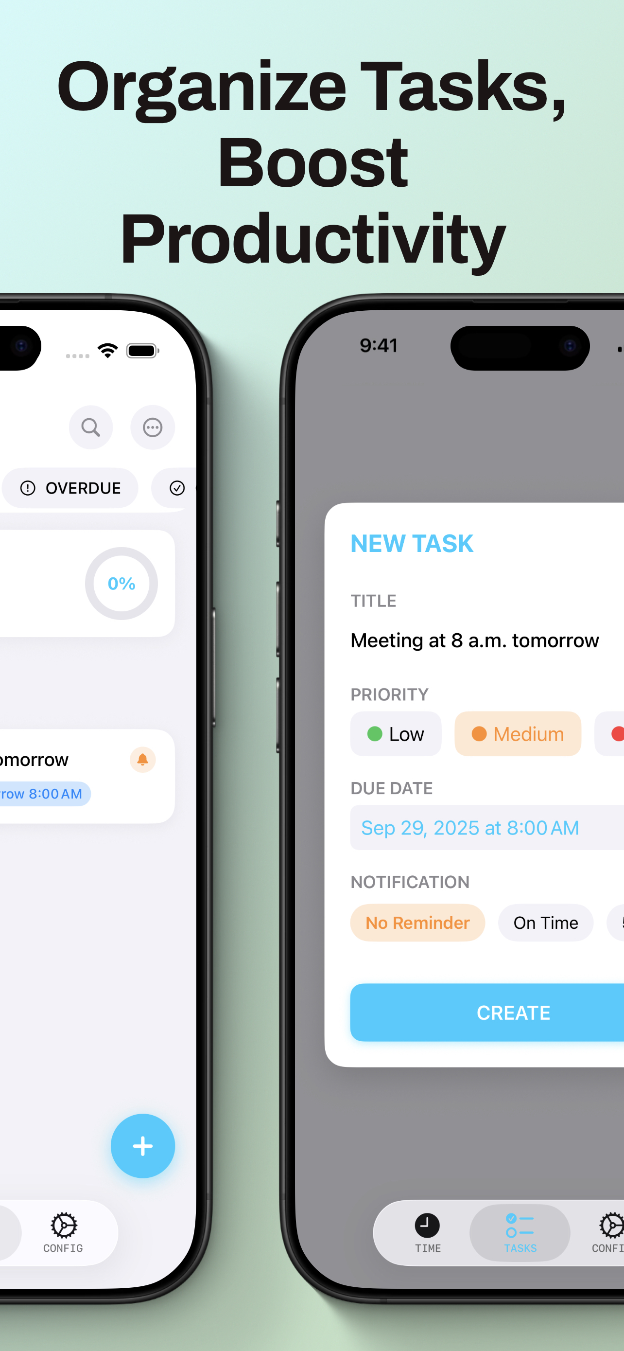 Organize Tasks